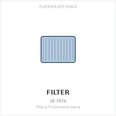 Filtre à l'huile marine Sierra