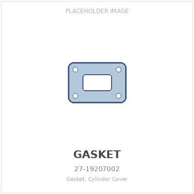 Gasket, Cylinder Cover
