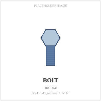 Boulon d'ajustement 5/16 '