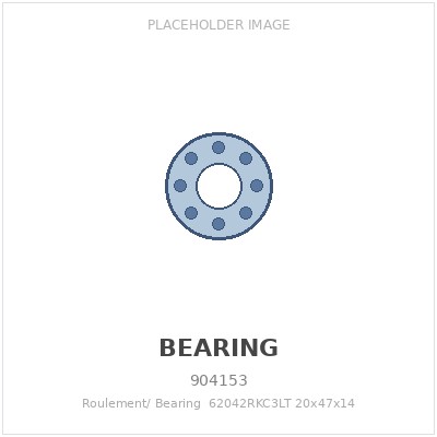 Roulement/ Bearing  62042RKC3LT 20x47x14