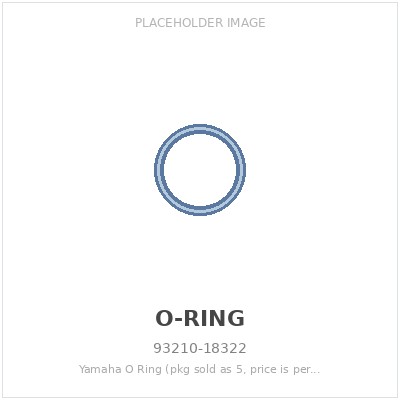 Yamaha O Ring (pkg sold as 5, price is per piece)