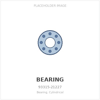 Bearing, Cylindrical